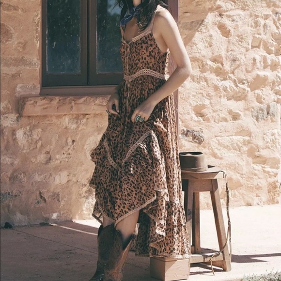 Spell & The Gypsy Saphari Prairie Strappy Sundress - S UT - Picture 6 of 15